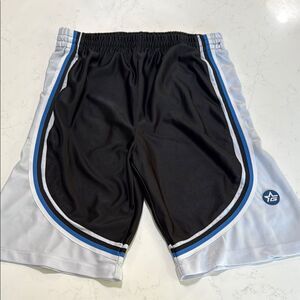 Getaway athletic shorts.  Youth Black and White Athletic Shorts.  Size large.